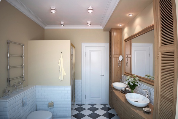 éclairage de salle de bain