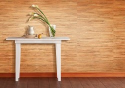 Papier peint en placage de bois