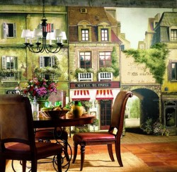 papier peint photo à l'intérieur