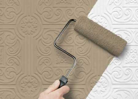 Papier peint pour la peinture: types et techniques de peinture