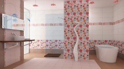 Carreaux de céramique dans la salle de bain