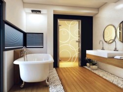 Porte de salle de bain