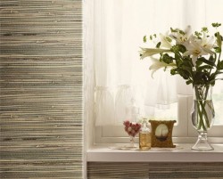 Papier peint en jute à l'intérieur