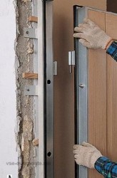 Installation de portes blindées