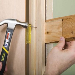 Installation de la porte intérieure