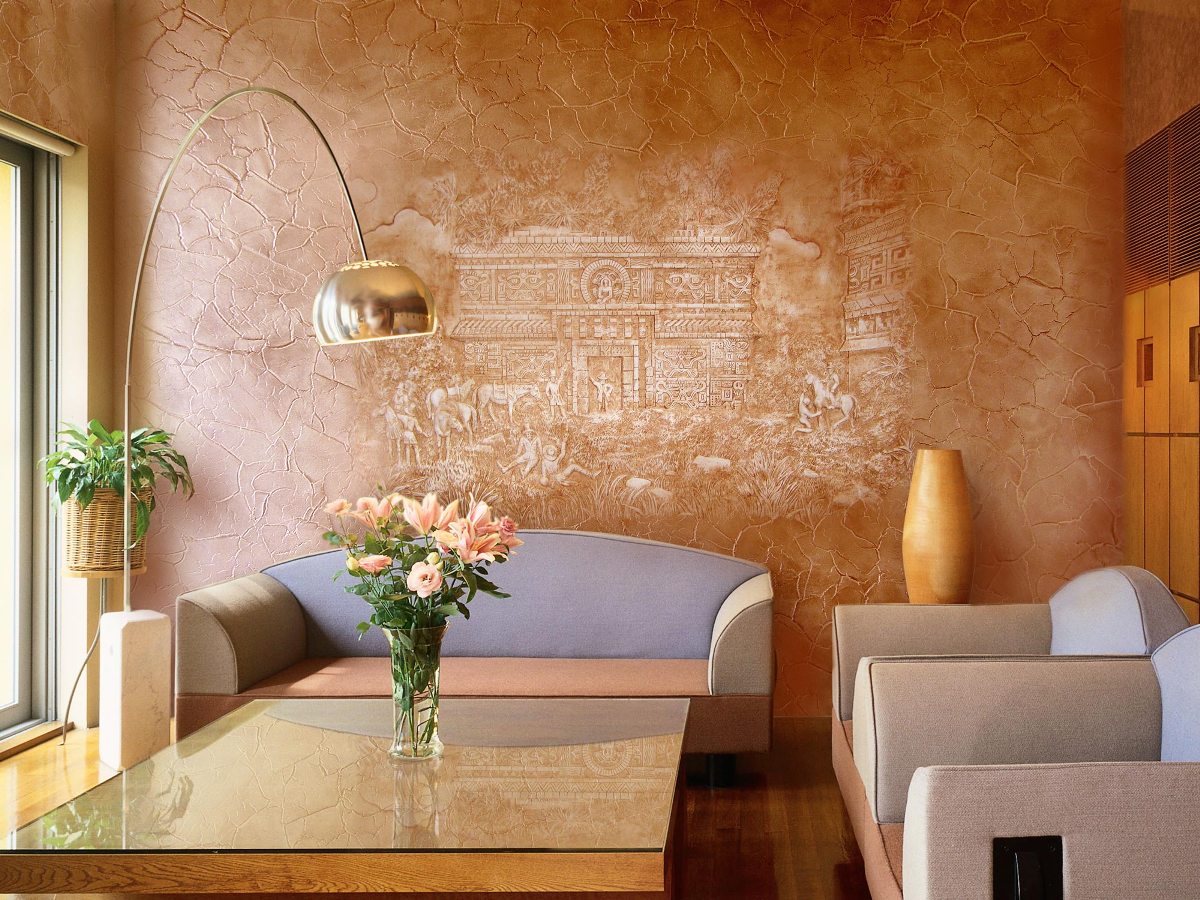 Enduit décoratif: types, application, peinture