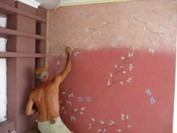 peinture de plâtre décoratif