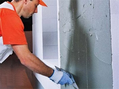 Plâtrage mural bricolage
