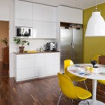 mur lumineux pour une petite cuisine
