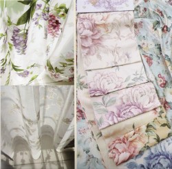 choisissez le tissu pour les rideaux