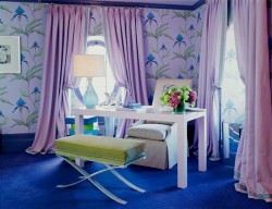 grands rideaux en papier peint