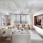 rideaux dans le salon minimalisme