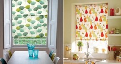 rideaux lumineux dans la cuisine