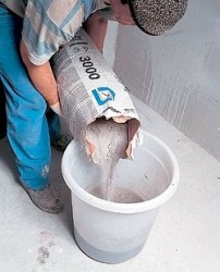 mélanges de plâtre sec