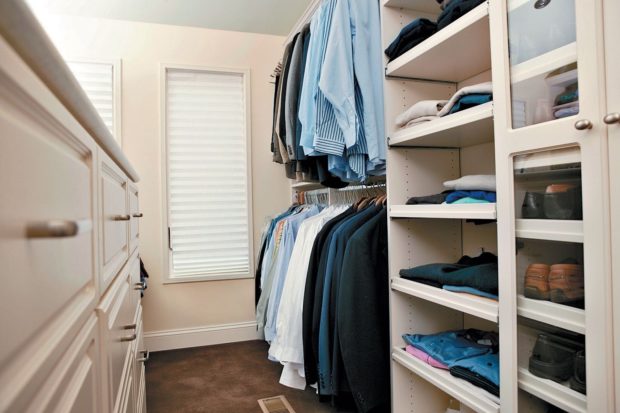 9 conseils pour concevoir un petit dressing dans l'appartement + photo