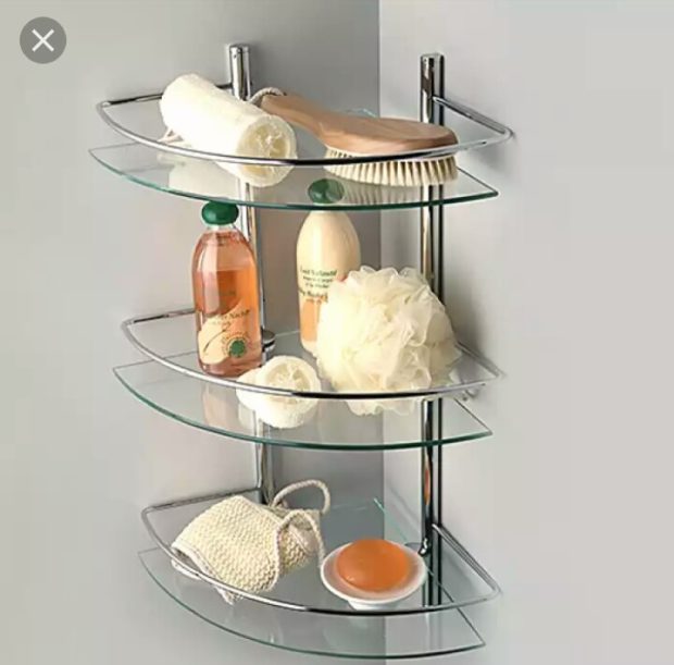 étagère de salle de bain