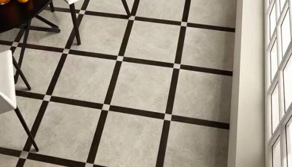 Carreau de porcelaine mat