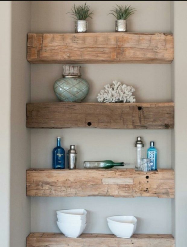 Niche en bois