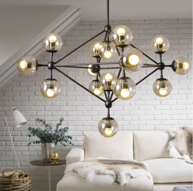 7 conseils pour choisir un lustre dans le hall, la chambre, la cuisine