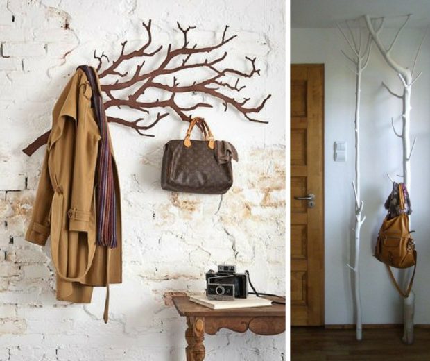6 règles pour choisir des cintres dans le couloir: modèles muraux et au sol