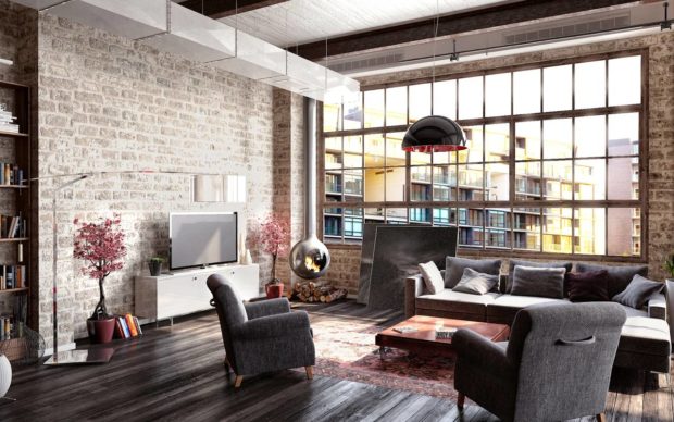 Style loft à l'intérieur de l'appartement: 12 conseils pour organiser + photo