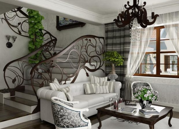 Style Art Nouveau à l'intérieur: 8 caractéristiques principales + photo