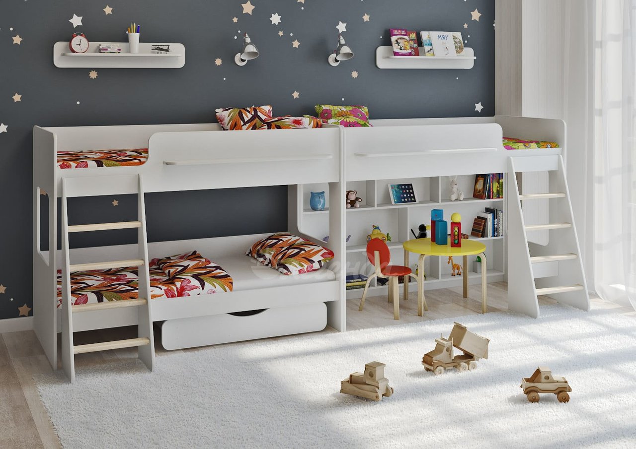 Lit pour trois enfants: 6 conseils pour choisir