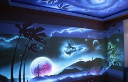 Papier peint lumineux