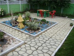 bordure en béton pour allées de jardin 2