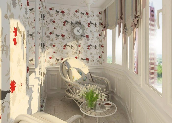 Papier peint sur le balcon et la loggia: 9 conseils pour choisir