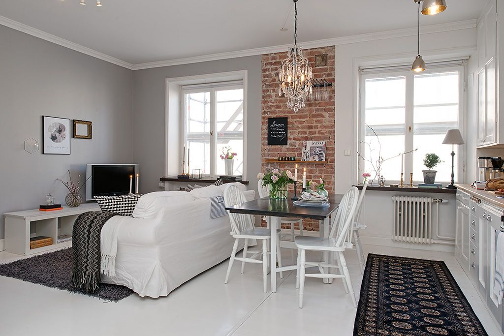 9 conseils de design pour un studio: intérieur et aménagement + photos