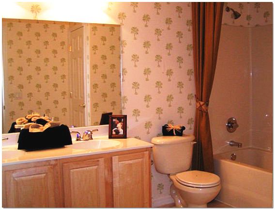 papier peint pour la salle de bain 3