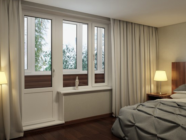 7 conseils pour décorer une porte de balcon: design, types, accessoires