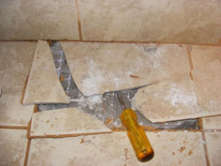 réparation salle de bain démontage 4