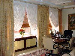 rideaux au bureau