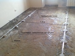 chape de sol en ciment-sable 2