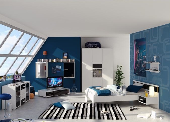 Choisissez le papier peint de la chambre: matière, couleur, motif