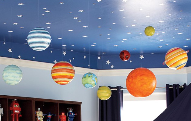 7 matériaux pour décorer le plafond de la pépinière