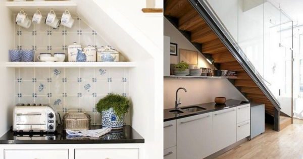 La conception de l'espace sous les escaliers de la maison: 22 idées + photo