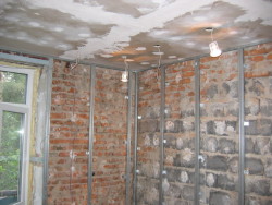 alignement des murs avec les cloisons sèches 2