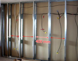 alignement des cloisons sèches